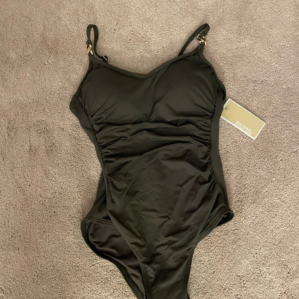 Michael Kors Women’s One Piece Swimsuit:  Size 8